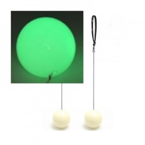 BOLAS POI PRACTICE FOSFORESCENTE 70 mm SET DI 2