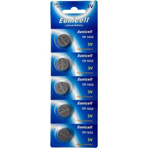 BLISTER DI 5 BATTERIE A BOTTONE CR 1632