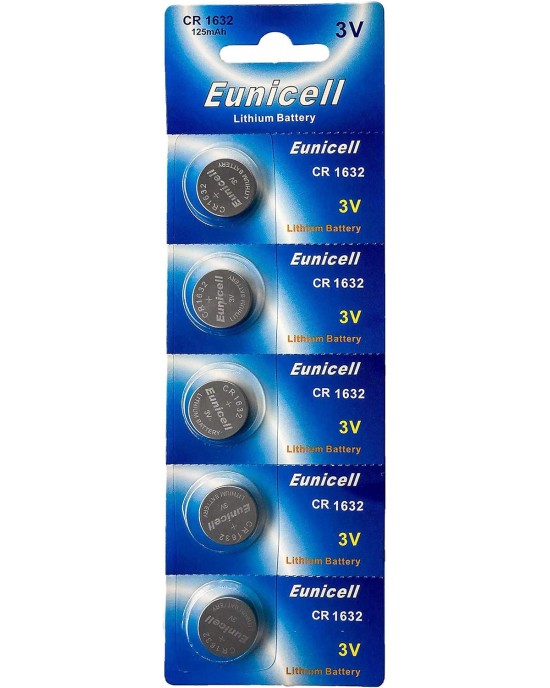 BLISTER DI 5 BATTERIE A BOTTONE CR 1632