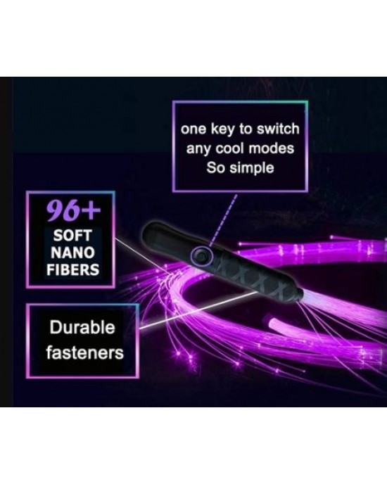 FRUSTA LUMINOSA FIBRA OTTICA MULTICOLOR