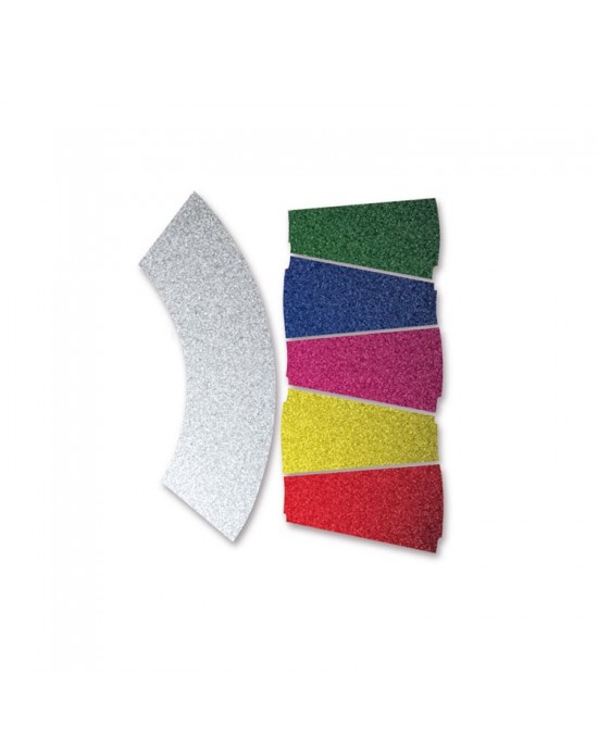 DECORAZIONI ADESIVE GLITTER E METALLIZATE PER CLAVE