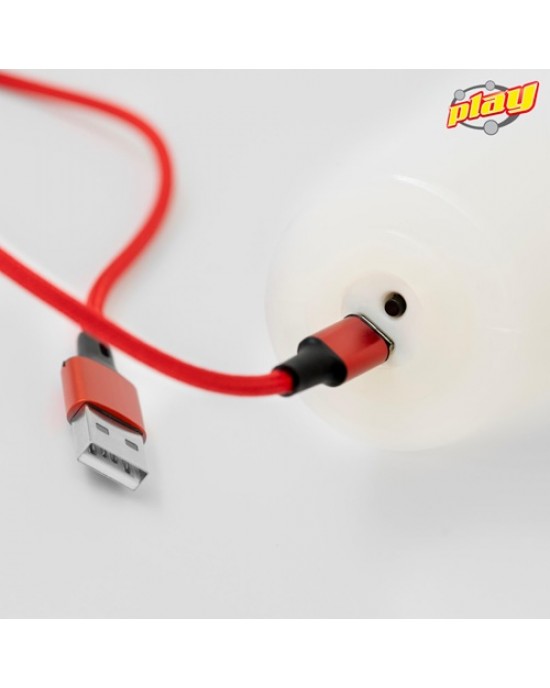 CLAVA LUMINOSA LED PLAY RICARICABILE USB