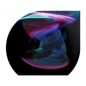 HULA HOOP LED ECHO GLOW 80 LED - 90 CM