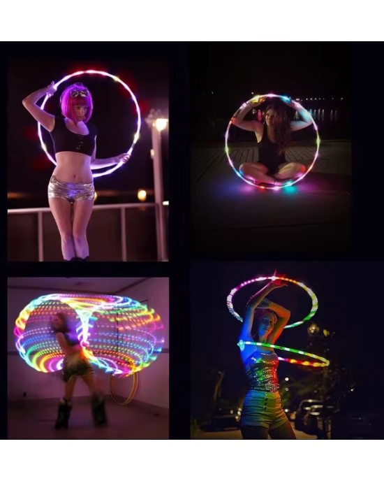 HULA HOOP LED MANIPOLAZIOE BIMBI 60 CM