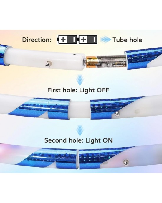 HULA HOOP LED MANIPOLAZIOE BIMBI 60 CM