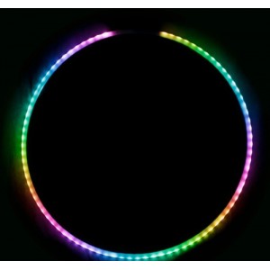 HULA HOOP LED ECHO GLOW 80 LED - 90 CM