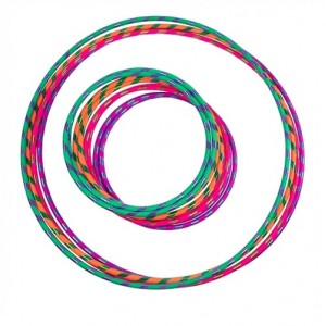 HULA HOOP POLYPRO DECORATO 88 cm