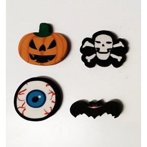 GOMME DA CANCELLARE SET 4 HALLOWEEN