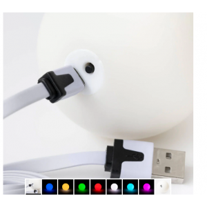 PALLINA LUMINOSA GLOW BALL PLAY 70MM RICARICABILE