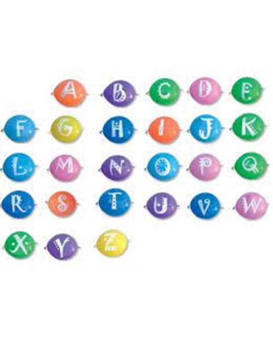PALLONCINI LATTICE LINK CON LETTERE - 35CM 14"