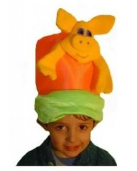 CAPPELLO CON MASCOTTA