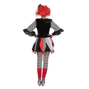 COSTUME CLOWN DONNA ARLECCHINO