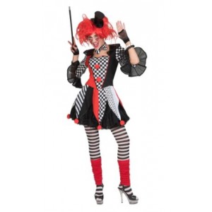 COSTUME CLOWN DONNA ARLECCHINO