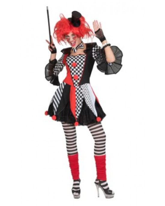 COSTUME CLOWN DONNA ARLECCHINO