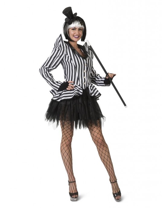 GIACCA DONNA STRISCE BIANCO NERE