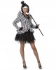 GIACCA DONNA STRISCE BIANCO NERE