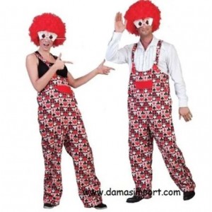 SALOPETTE CLOWN DISEGNO MAGIA