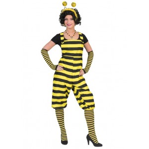 SALOPETTE GIALLO NERO RIGHE