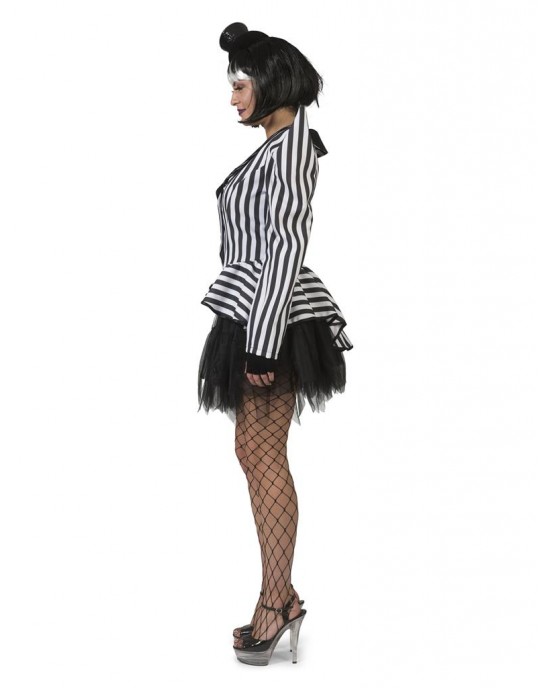 GIACCA DONNA STRISCE BIANCO NERE