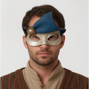 MASCHERA CUOIO ARTIGIANALE PICCOLA