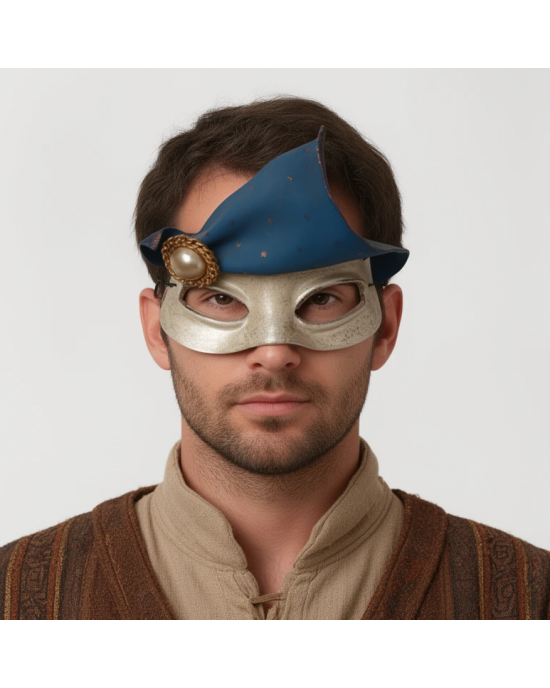 MASCHERA CUOIO ARTIGIANALE PICCOLA