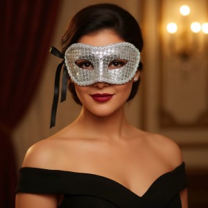 MASCHERA ELEGANTE PAILETTES
