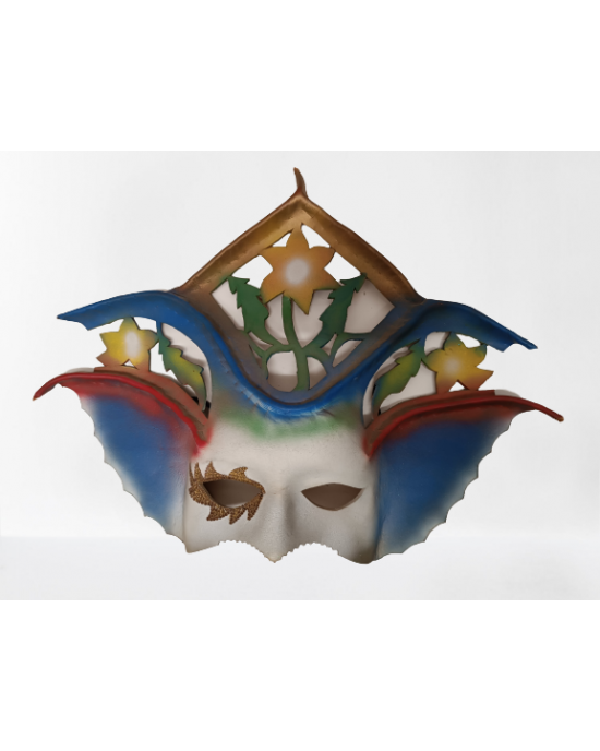 MASCHERA CUOIO ARTIGIANALI GRANDI