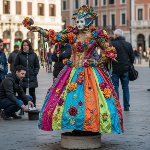 MASCHERA CUOIO ARTIGIANALI GRANDI