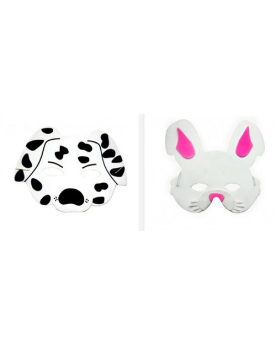 MASCHERE SCHIUMA EVA ANIMALI BAMBINO