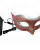 MEZZA MASCHERA LED LUMINOSA FUCSIA
