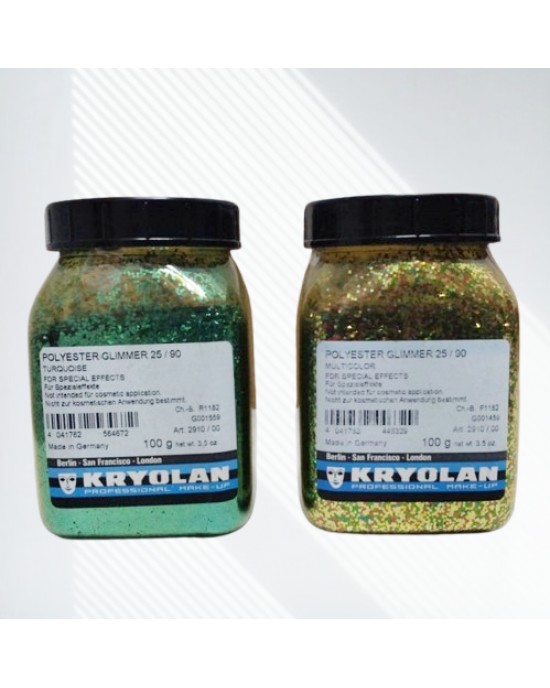 GLITTER BRILLANTINI POLYESTER SUPER FINO - KRYOLAN 100 gr