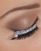 CIGLIA CON GLITTER ARGENTO