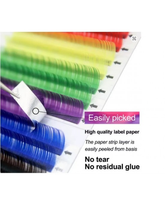 CIGLIA FINTE COLORATE CON ASTUCCIO
