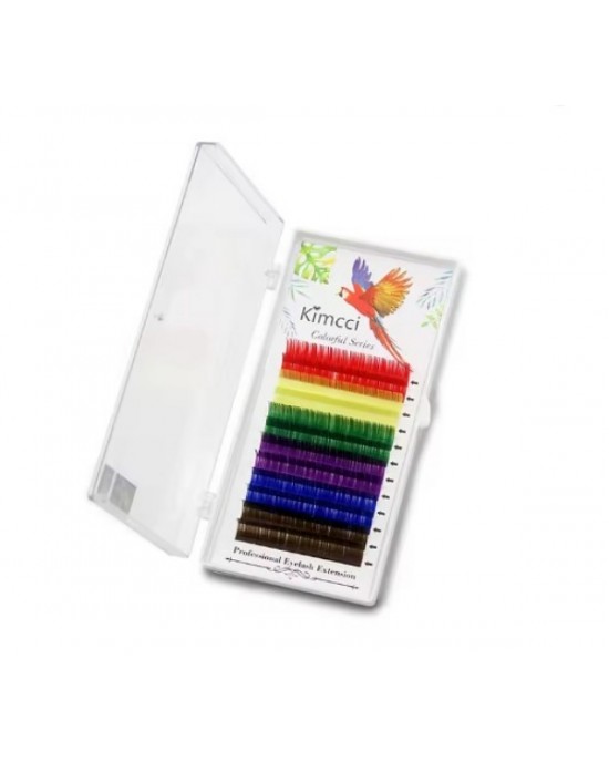 CIGLIA FINTE COLORATE CON ASTUCCIO