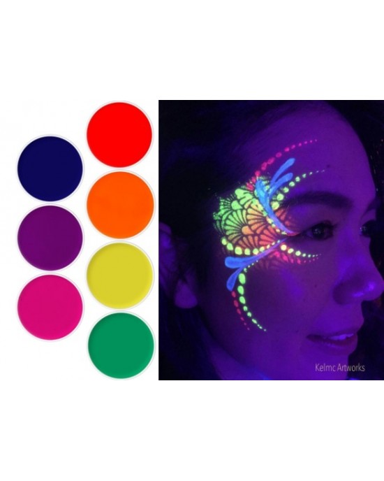 TRUCCO AQUACOLOR KRYOLAN 4 ml CIALDA RICAMBIO FLUO