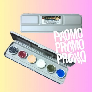 TAVOLOZZA ACQUACOMPACT BASE ACQUA 6 COLORI