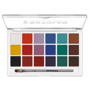 AQUACOLOR KRYOLAN TAVOLOZZA 18 COLORI (face painting)