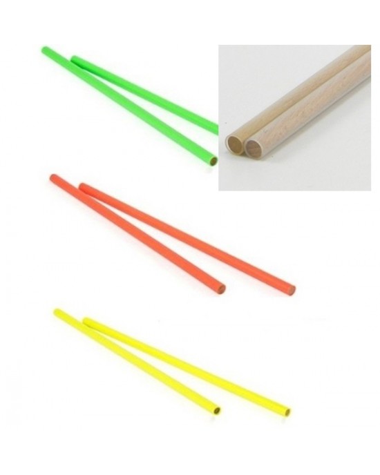 BACCHETTE DEVILSTICK LEGNO E SILICONE