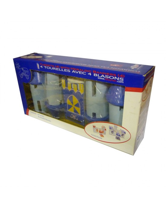 TORRETTE BLU CON BLASONI