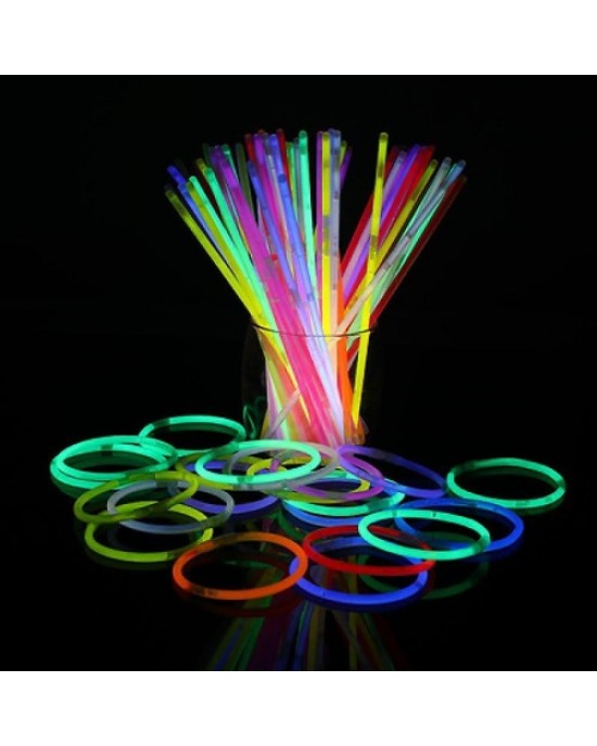 BRACCIALETTO COLLANA STICK LUMINOSO set di 100