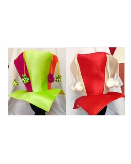 CAPPELLO ESAGONALE CON PALLINE