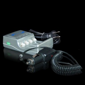 CARICABATTERIE FLOWTOYS con ADATTATORE PER MACCHINA