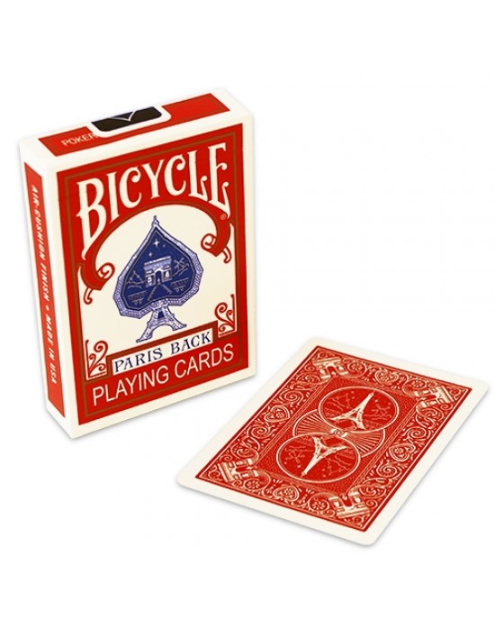 CARTE BICYCLE PARIS ROSSO