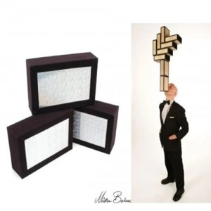 CIGAR BOX FLASH ARGENTATO MR BABACHE