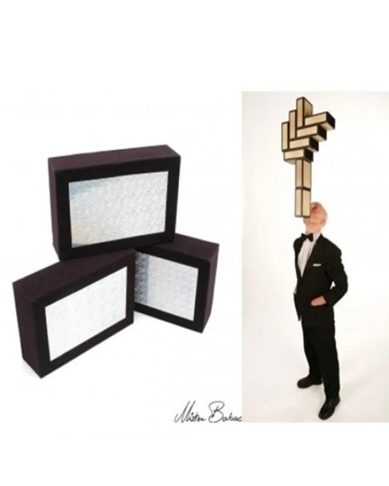 CIGAR BOX FLASH ARGENTATO MR BABACHE