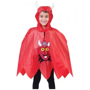 COSTUME MANTELLO DIAVOLO BIMBO