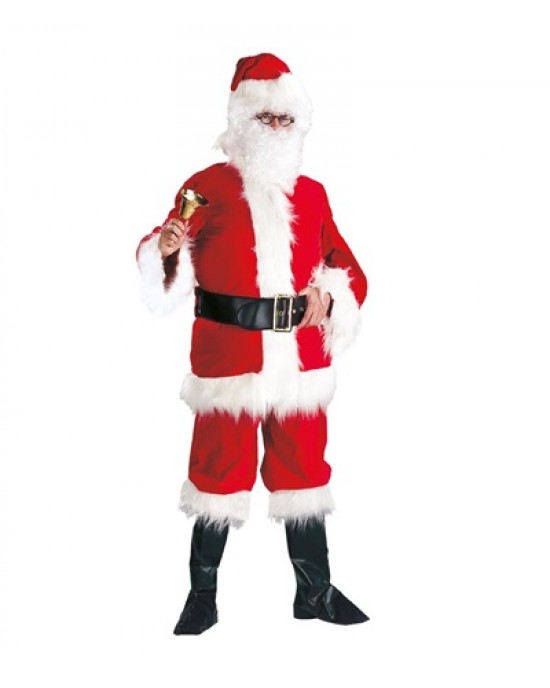 COSTUME VESTITO BABBO NATALE DE LUXE