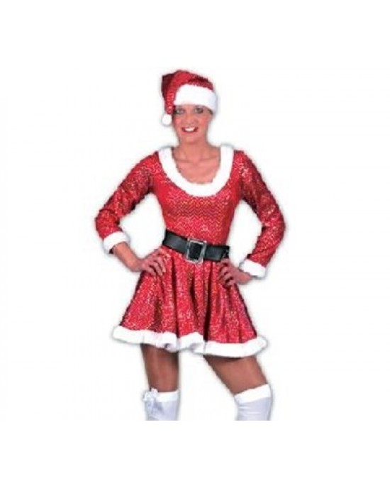 COSTUME VESTITO NATALE DONNA