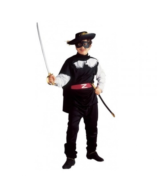 COSTUME ZORRO BANDITO MASCHERATO