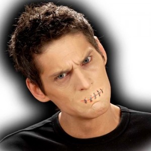 CUCITURA LATTICE EFFETTO SPECIALE HALLOWEEN